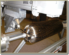 Computer-aided design model of composite pressure vessel dome and cylinder geometry